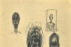 Izgubljene Giacomettijeve risbe so se našle pod kupom zaprašenih papirjev