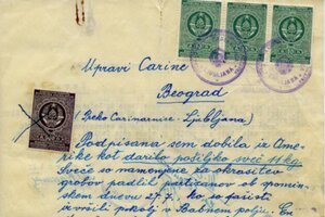 1953 Babno Polje – Prošnja za oprostitev carine